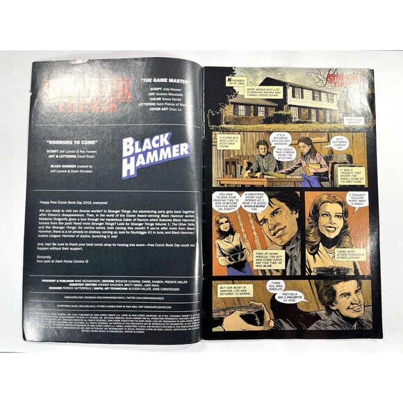 Stranger Things Free Comic Book Day In The Upside Down Dark Horse Comics 2019 - Picture 3 of 7